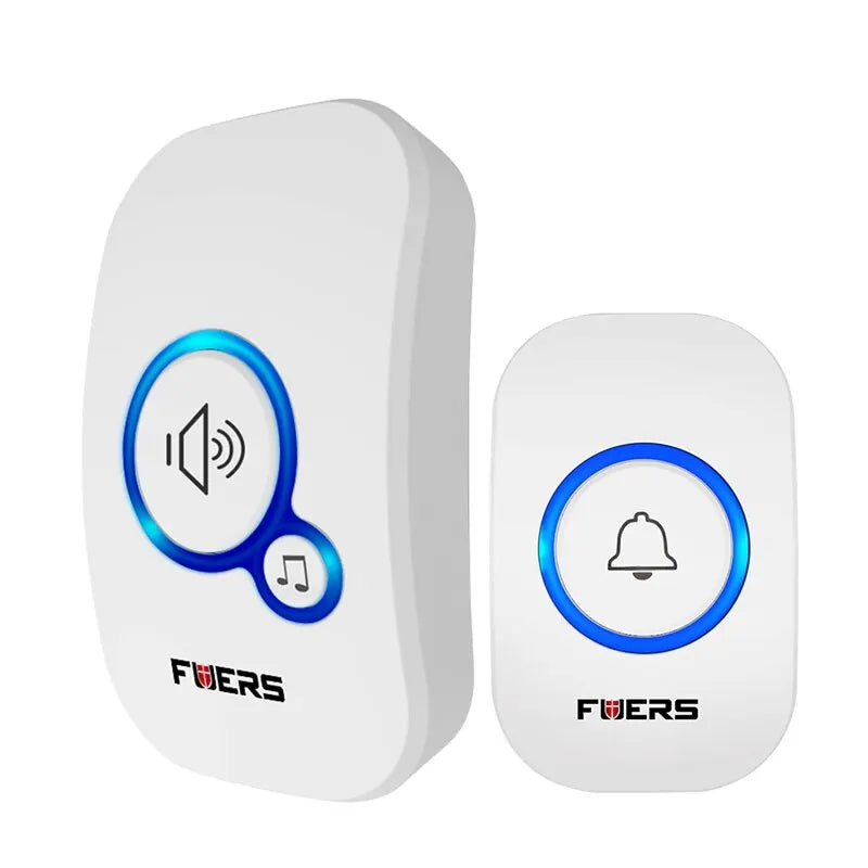 Fuers Wireless Waterproof Doorbell with Welcome Chime