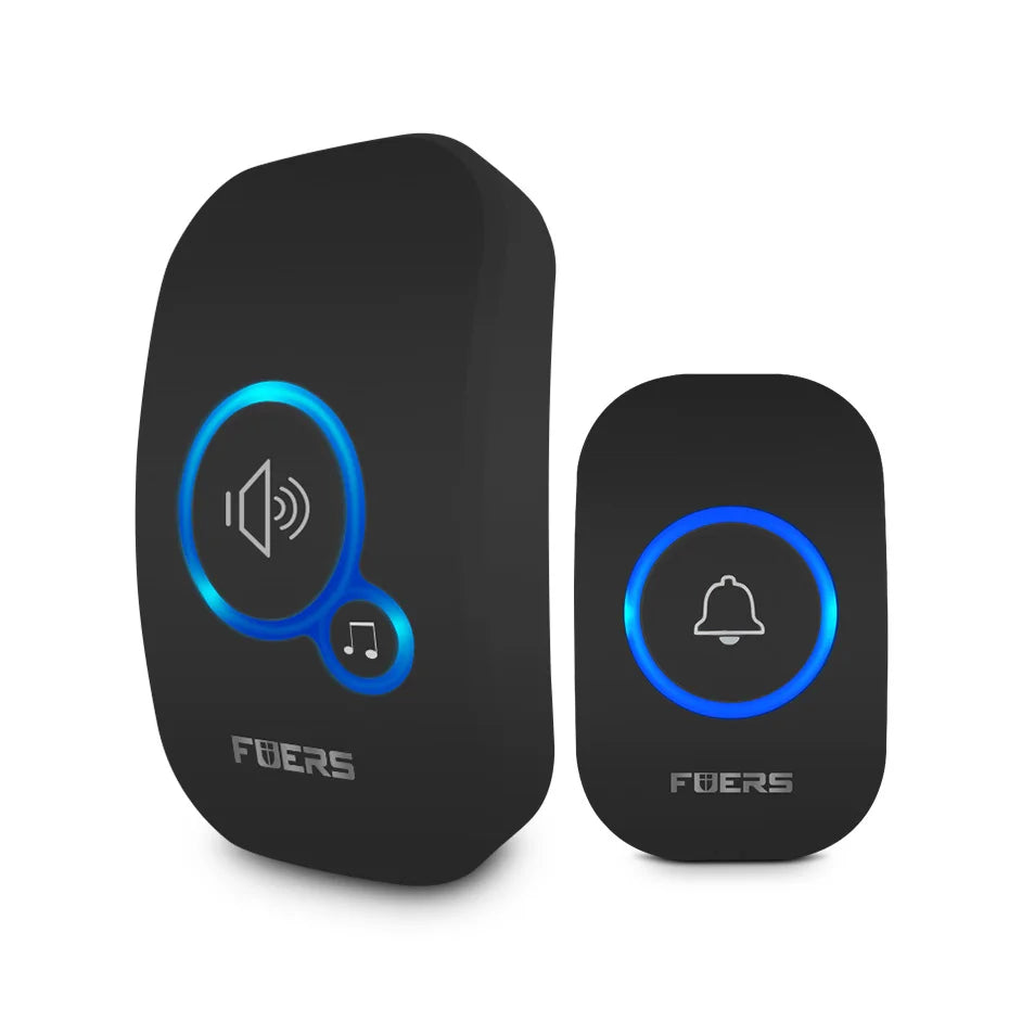 Fuers Wireless Waterproof Doorbell with Welcome Chime