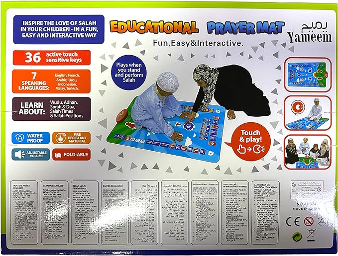 Interactive Kids Prayer Mat Learn & Play Edition