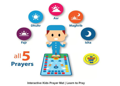 Interactive Kids Prayer Mat Learn & Play Edition