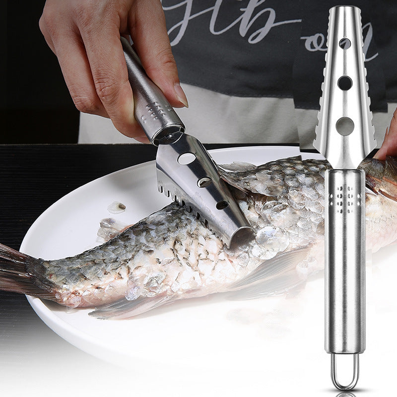430 Stainless Steel Fish Scale Remover Kitchen Tool