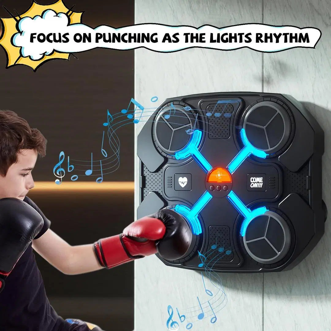Smart Electronic Music Boxing Machine for Kids Wall Mounted