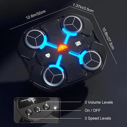Smart Electronic Music Boxing Machine for Kids Wall Mounted