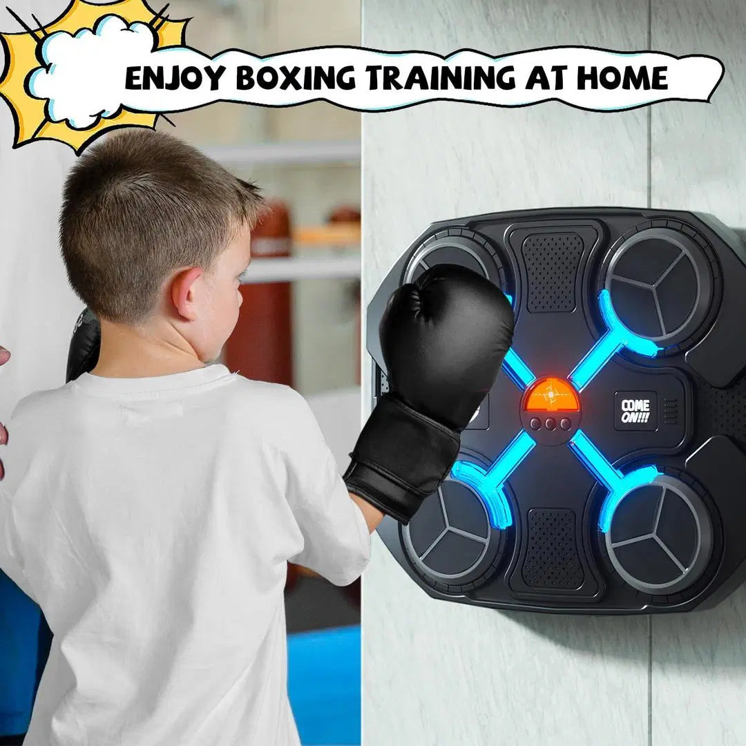 Smart Electronic Music Boxing Machine for Kids Wall Mounted