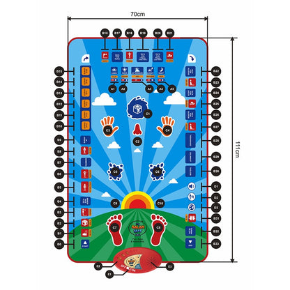 Interactive Kids Prayer Mat Learn & Play Edition