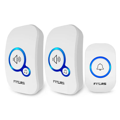 Fuers Wireless Waterproof Doorbell with Welcome Chime