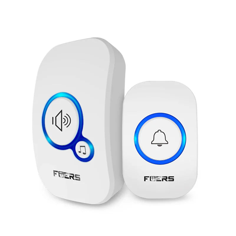 Fuers Wireless Waterproof Doorbell with Welcome Chime