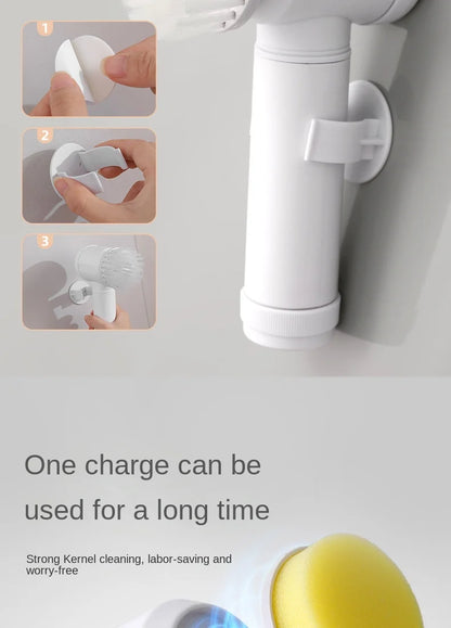 Multifunction Electric Cleaning Brush Wireless Handheld