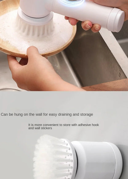 Multifunction Electric Cleaning Brush Wireless Handheld