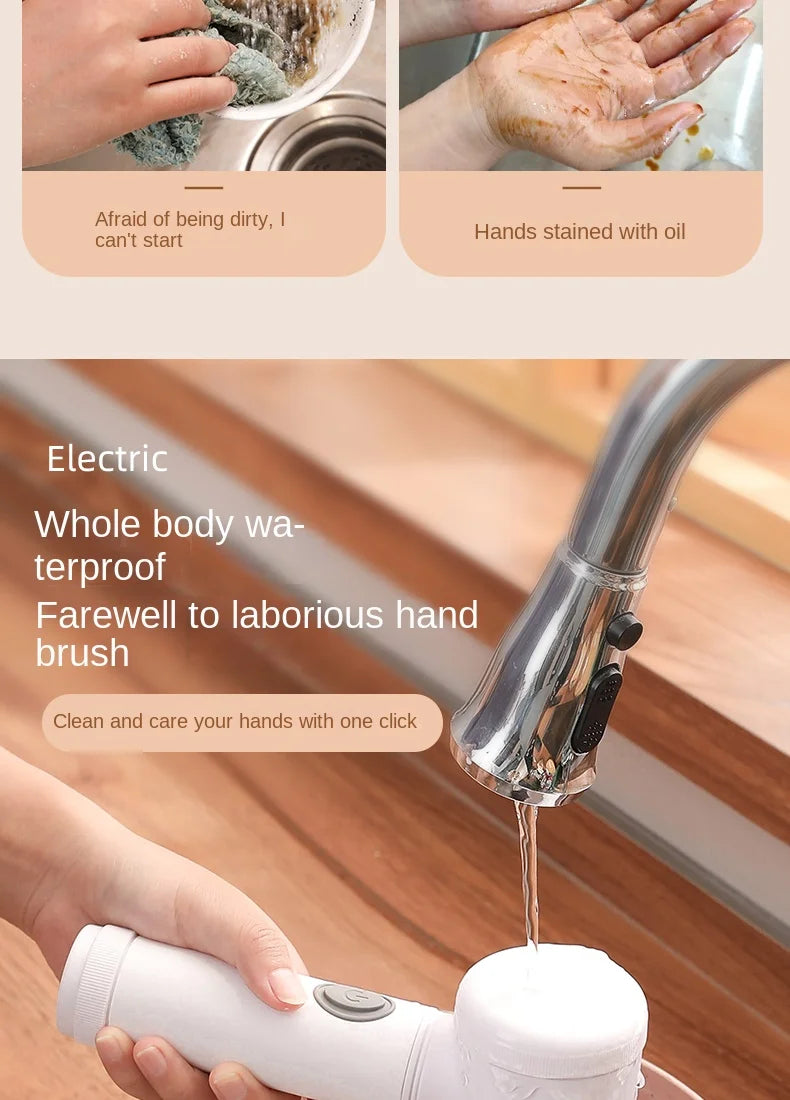Multifunction Electric Cleaning Brush Wireless Handheld
