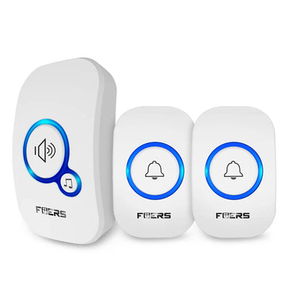 Fuers Wireless Waterproof Doorbell with Welcome Chime