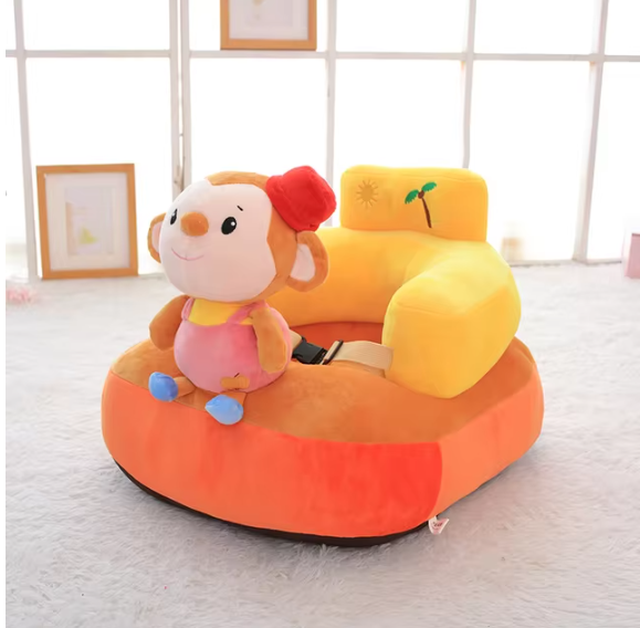 Soft Plush Baby Support Seat – Infant Sitting Cushion