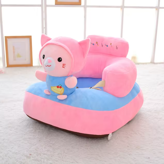 Soft Plush Baby Support Seat – Infant Sitting Cushion