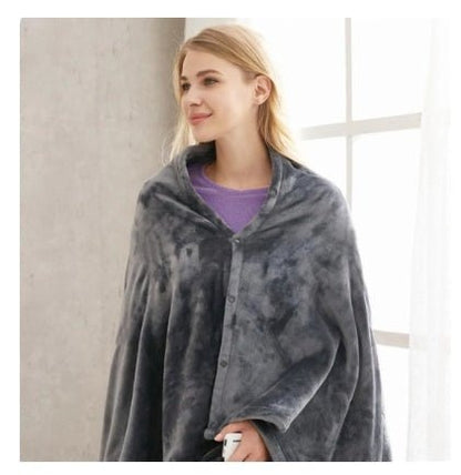 Electric Heated Plush Blanket Soft Warm Cozy Throw Blanket