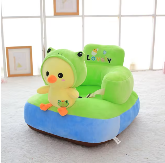 Soft Plush Baby Support Seat – Infant Sitting Cushion